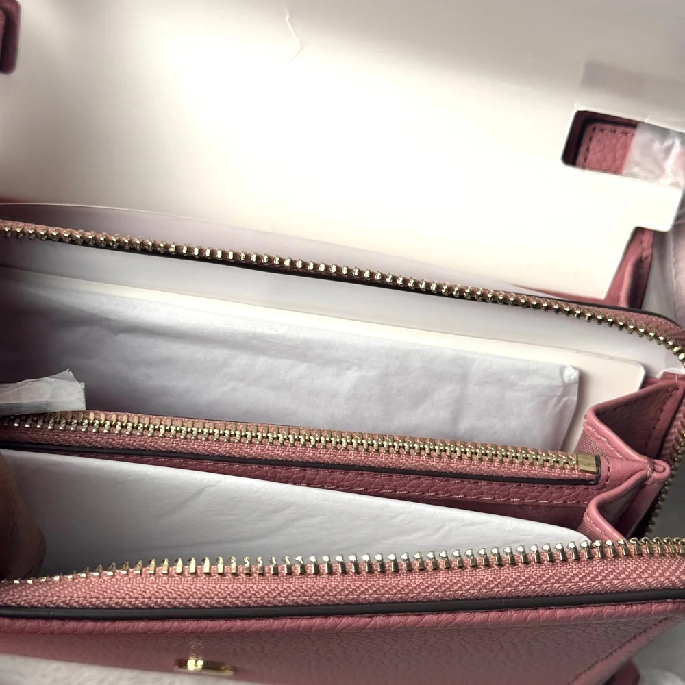 Tory Burch Pink Leather Crossbody Bag - Picture 3 of 12